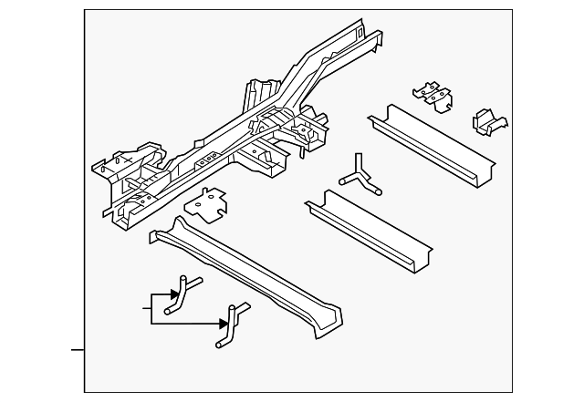 65720-A9000 Деталь SIDE RAIL, RIGHT