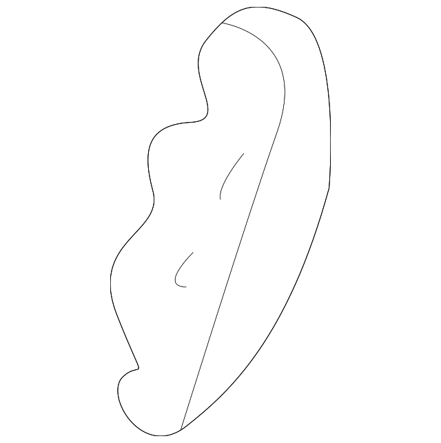 MR384307 Деталь DRIP MOLDING CLIP, LEFT