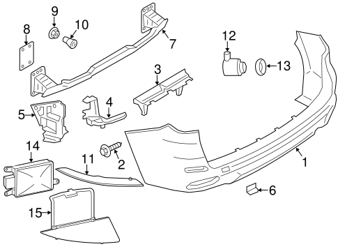 X5 BUMPER & COMPONENTS - REAR 2