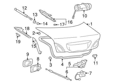 LS430 LID & COMPONENTS