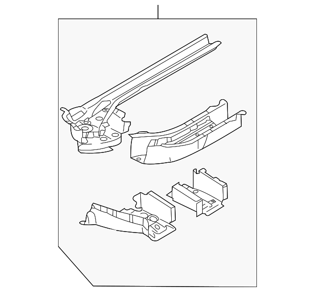 EG21-53-390M Деталь FRAME ASSY, RIGHT