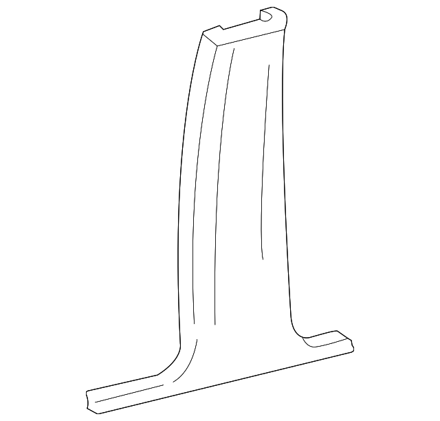 6W7Z-5424346-AAA Деталь LWR CTR PLR TRIM, RIGHT
