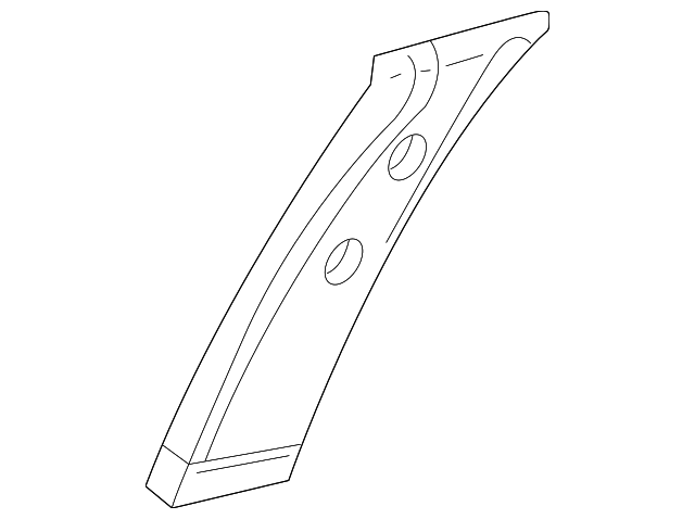 6W7Z-5424356-AAB Деталь UPR CTR PLR TRIM, RIGHT