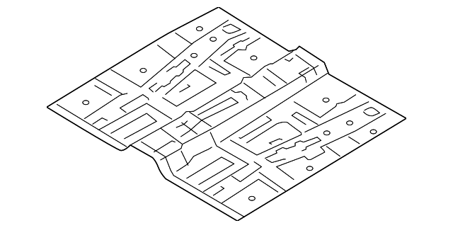 65111-0W000 Деталь FRONT FLOOR PAN