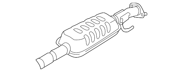 28650-C2600 Деталь CENTER MUFFLER