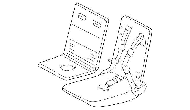 73701-02031-B2 Деталь CHILD SEAT