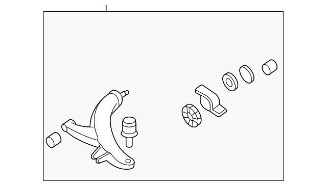 20202FE851 Деталь LOWER CNTRL ARM, RIGHT