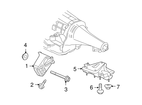 Ram 1500 ENGINE & TRANS MOUNTING
