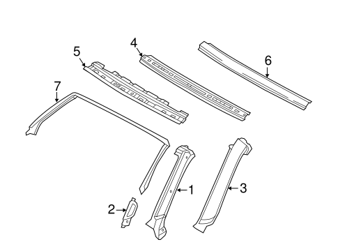 Beetle WINDSHIELD HEADER & COMPONENTS