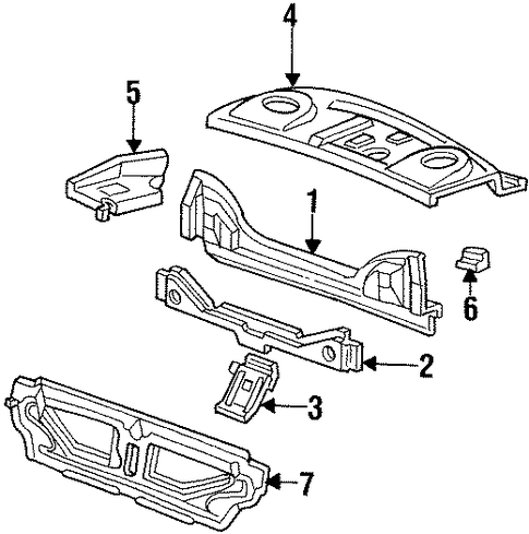Crown Victoria Задняя часть кузова