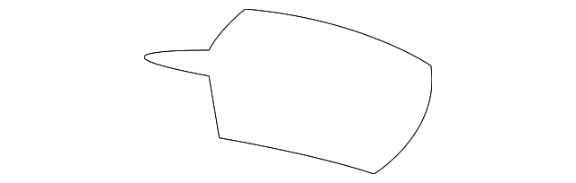 91014FA040 Деталь ROOF MOLDING END CAP, RIGHT