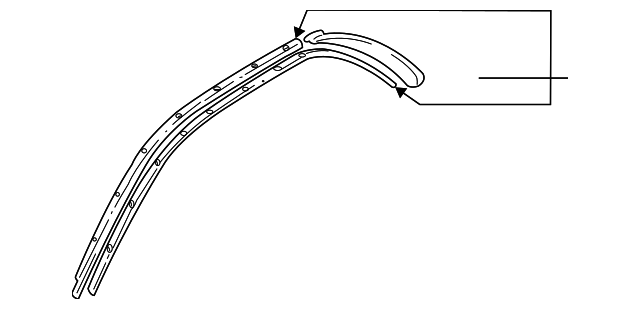 62720FA010 Деталь MOLDING ASSY, LEFT