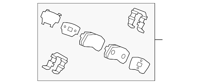 58302-A9A00 Деталь BRAKE PADS