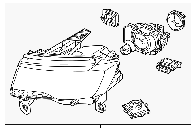 68142491AC Деталь HEADLAMP ASSY, LEFT