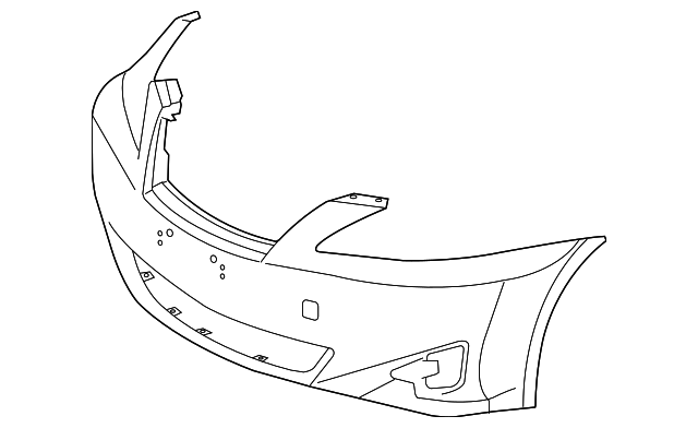 52119-53992 Деталь BUMPER COVER