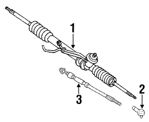 Escort STEERING GEAR & LINKAGE 3