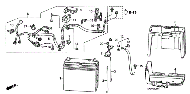 CIVIC SEDAN BATTERY (2.0L)