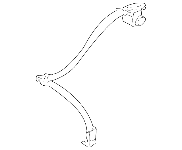 73370-06100-A0 Деталь BELT & RETRACTOR, LEFT