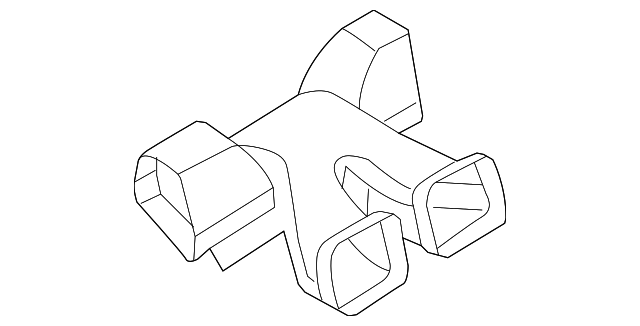 7462186Z00 Деталь CENTER DUCT