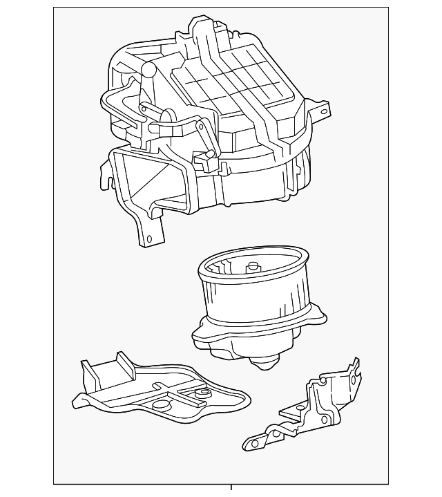 87130-08020 Деталь BLOWER ASSY