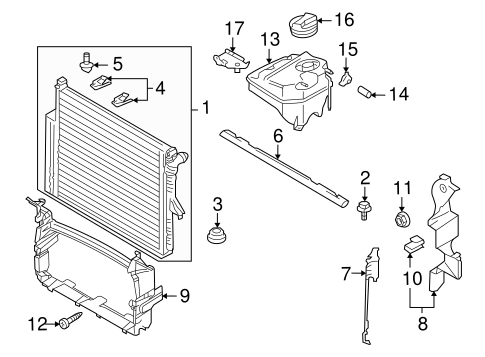 Touareg RADIATOR & COMPONENTS