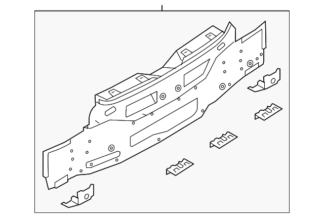 G9110-1KEMJ Деталь REAR BODY PANEL