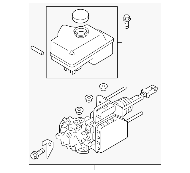 460105ZA2B Деталь MASTER CYLINDER