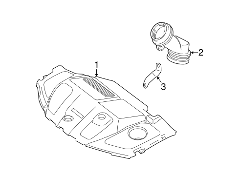 ML450 ENGINE APPEARANCE COVER