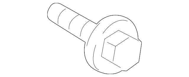 90119-08C64 Деталь IMPACT BAR BOLT, RIGHT