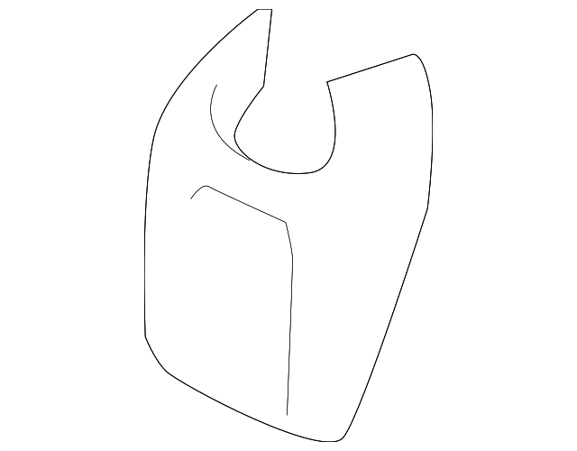 89527-C6010WK TRACK COVER, RIGHT