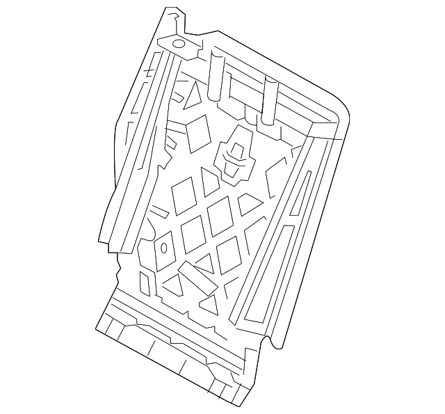 89410-C6010WK SEAT BACK FRAME, RIGHT