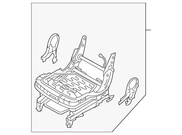 89600-C6060 CUSHION FRAME, RIGHT