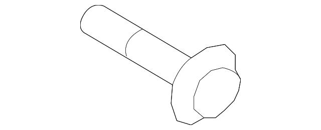 N-105-963-02 REAR QTR TRIM SCREW, RIGHT