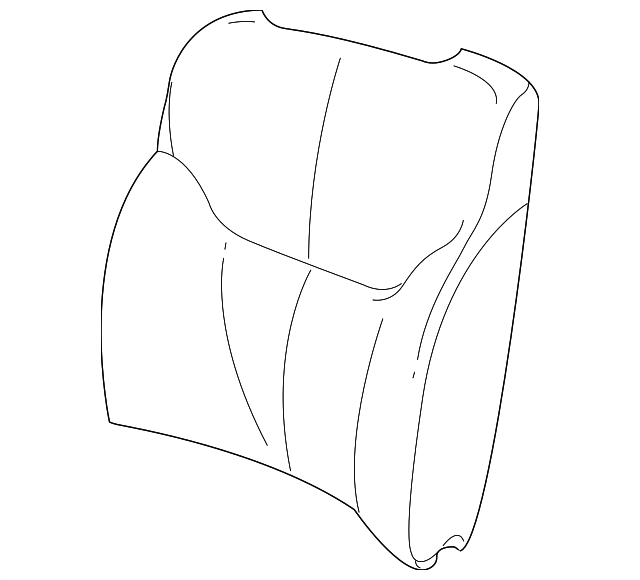 YP501L5AA Деталь SEAT BACK, RIGHT