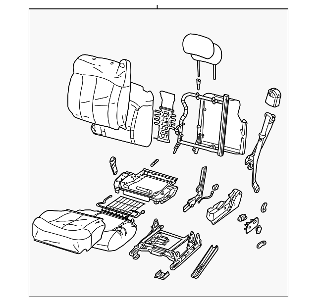 19126916 SEAT ASSY, LEFT