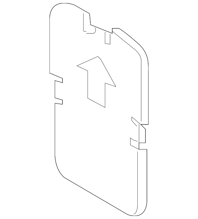 99005FE000 Деталь BLANK COVER, LEFT