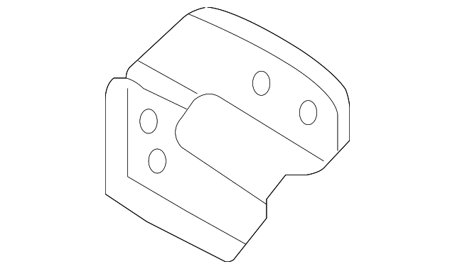 98233FE010 Деталь FRONT SENSOR PLATE, LEFT