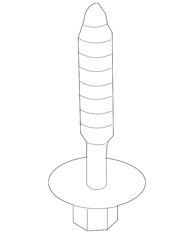 -W706130-S442 SUSP CROSSMEMBER MOUNT BOLT, RIGHT