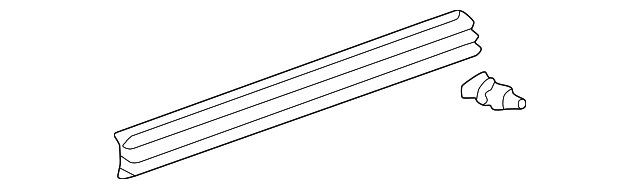 67887-0C010 Деталь LOWER W'STRIP, LEFT