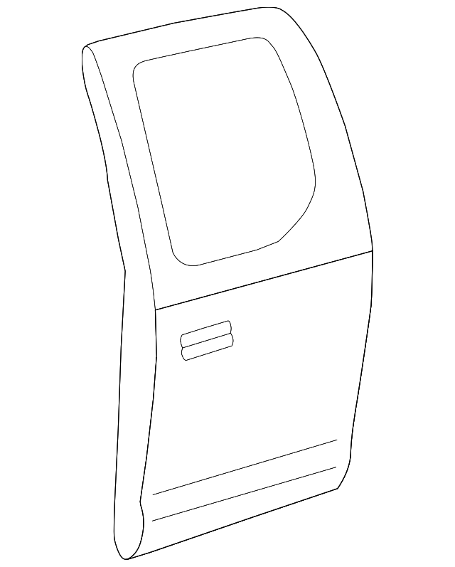 67004-0C040 Деталь DOOR SHELL, LEFT