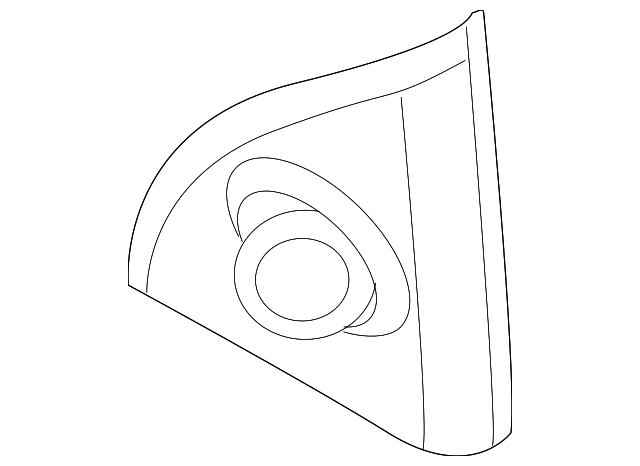 87650-2E000 Деталь INNER COVER, LEFT
