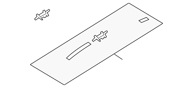 87220-2E000 Деталь ROOF MOLDING, RIGHT