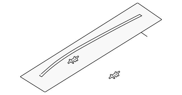 87220-2E010 Деталь ROOF MOLDING, RIGHT