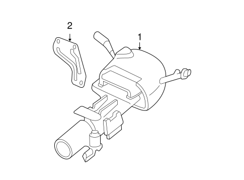 DTS STEERING COLUMN ASSEMBLY 2