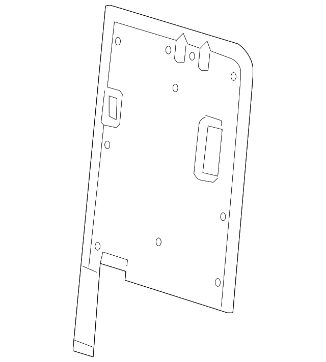 89043336 Деталь SEAT BACK PANEL, RIGHT