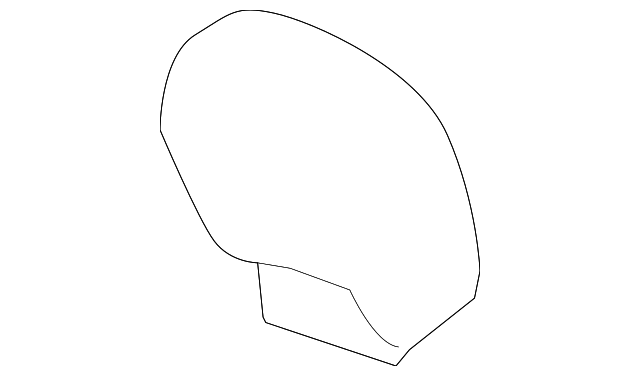 89044394 Деталь HEADREST COVER, RIGHT