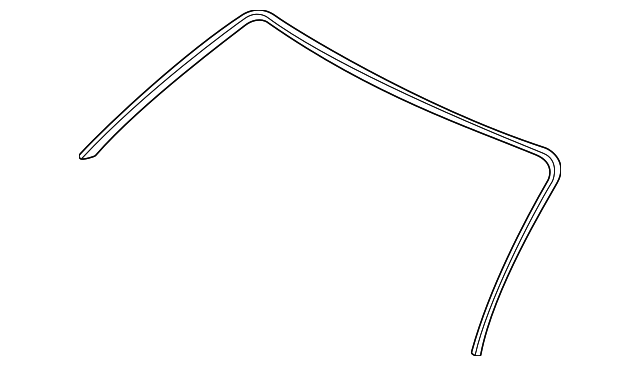 MR435517 Деталь GLASS HOLDER, LEFT