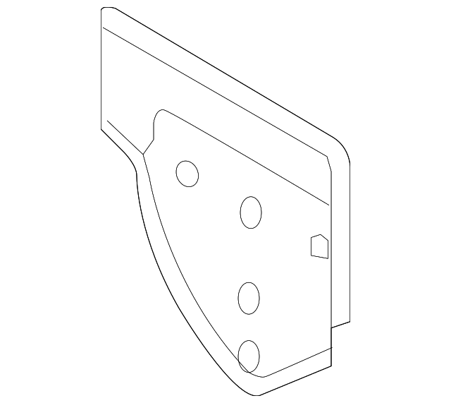 5257A345 Деталь REAR BODY EXTN, LEFT