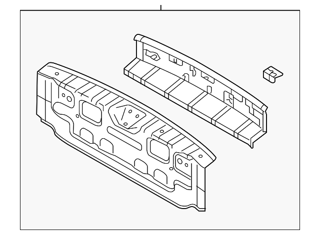 5257A652 Деталь REAR BODY PANEL
