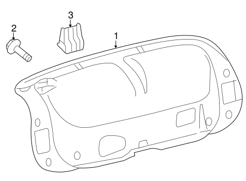 GS450h INTERIOR TRIM - TRUNK